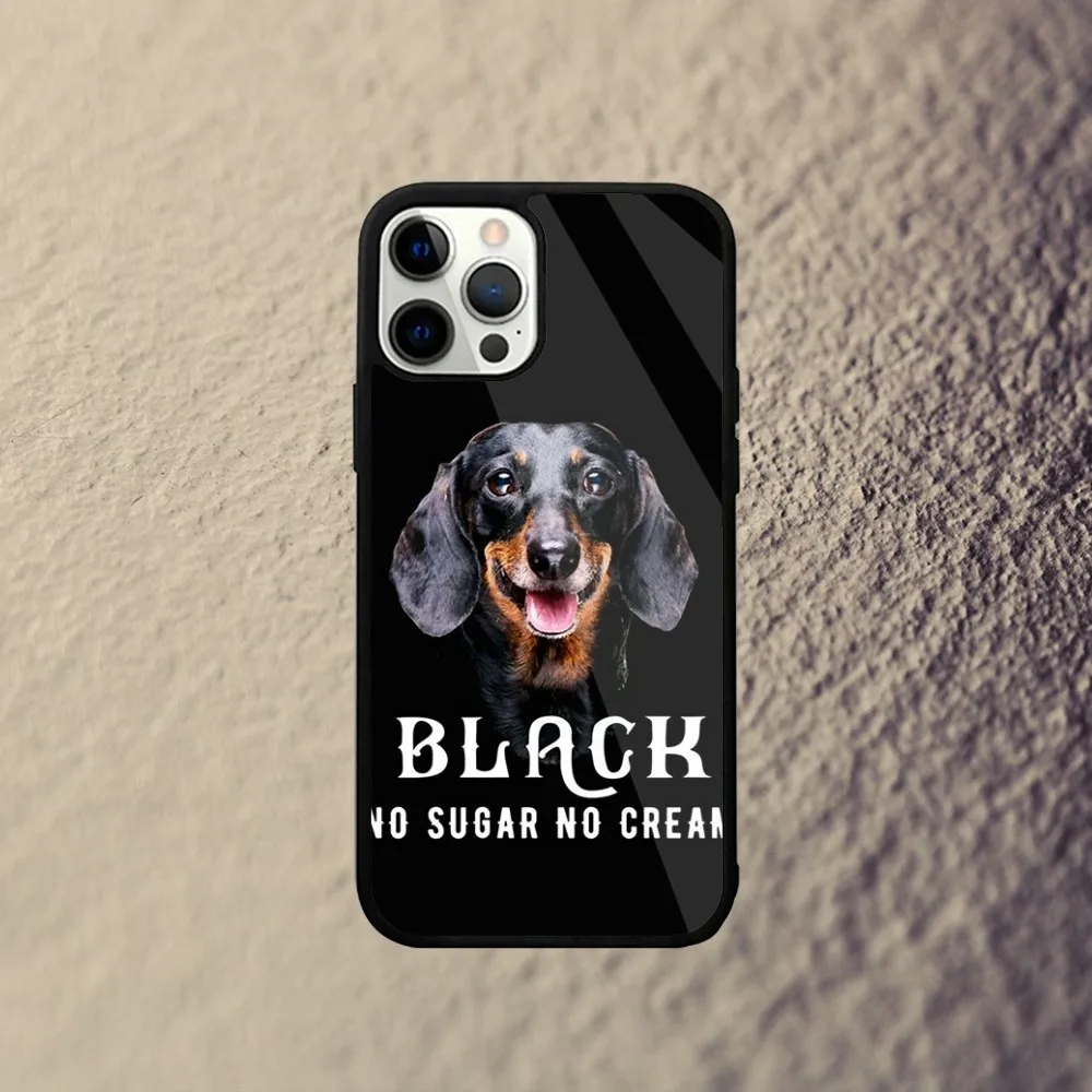 Coque de téléphone Dachshund Sausage Dog, Magsafe Magnetic, Chargement sans fil, iPhone 15,14,13,12,11,Plus,Pro,Max Mini