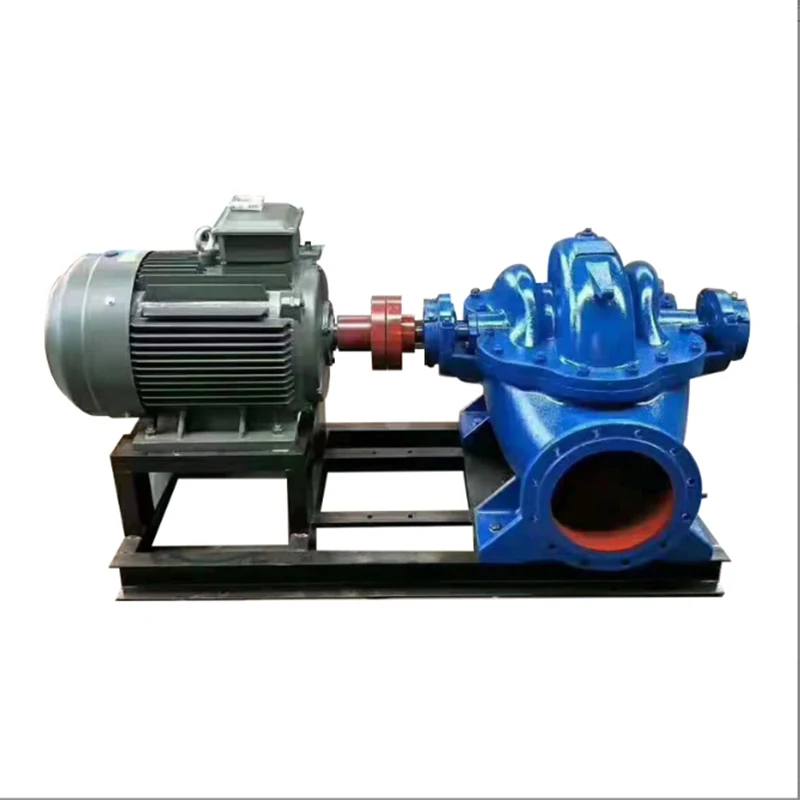 

High horsepower and high flow horizontal axially split case double suction split case pump