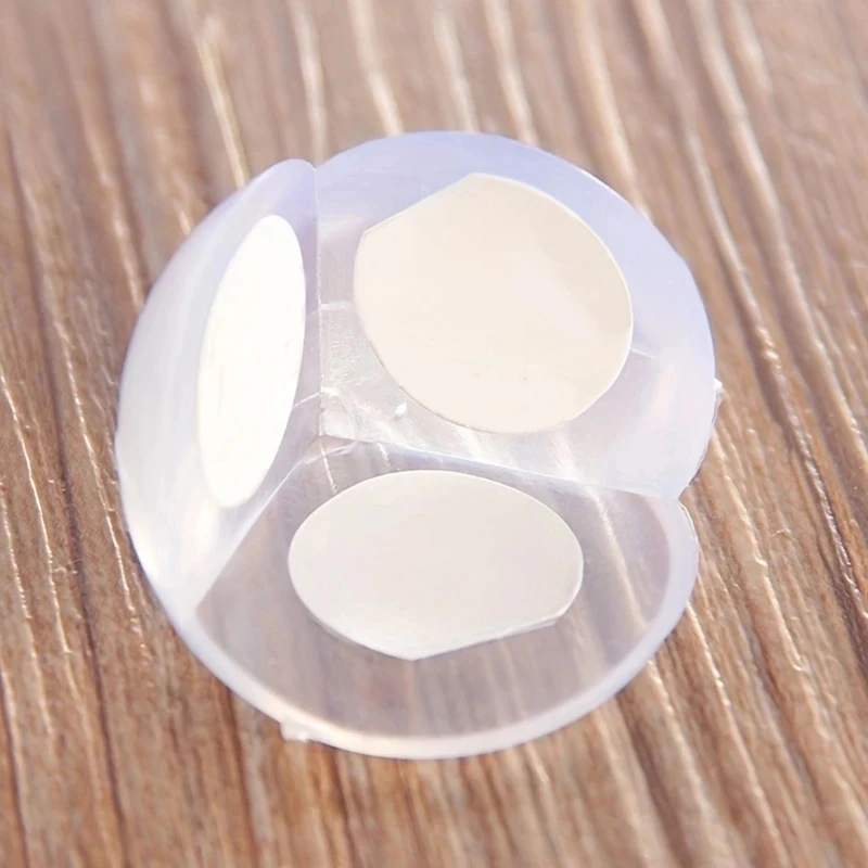 10Pcs Safety Silicone Protector Table Soft Transparent Children Anti Collision Table Corner Edge Protection Cover