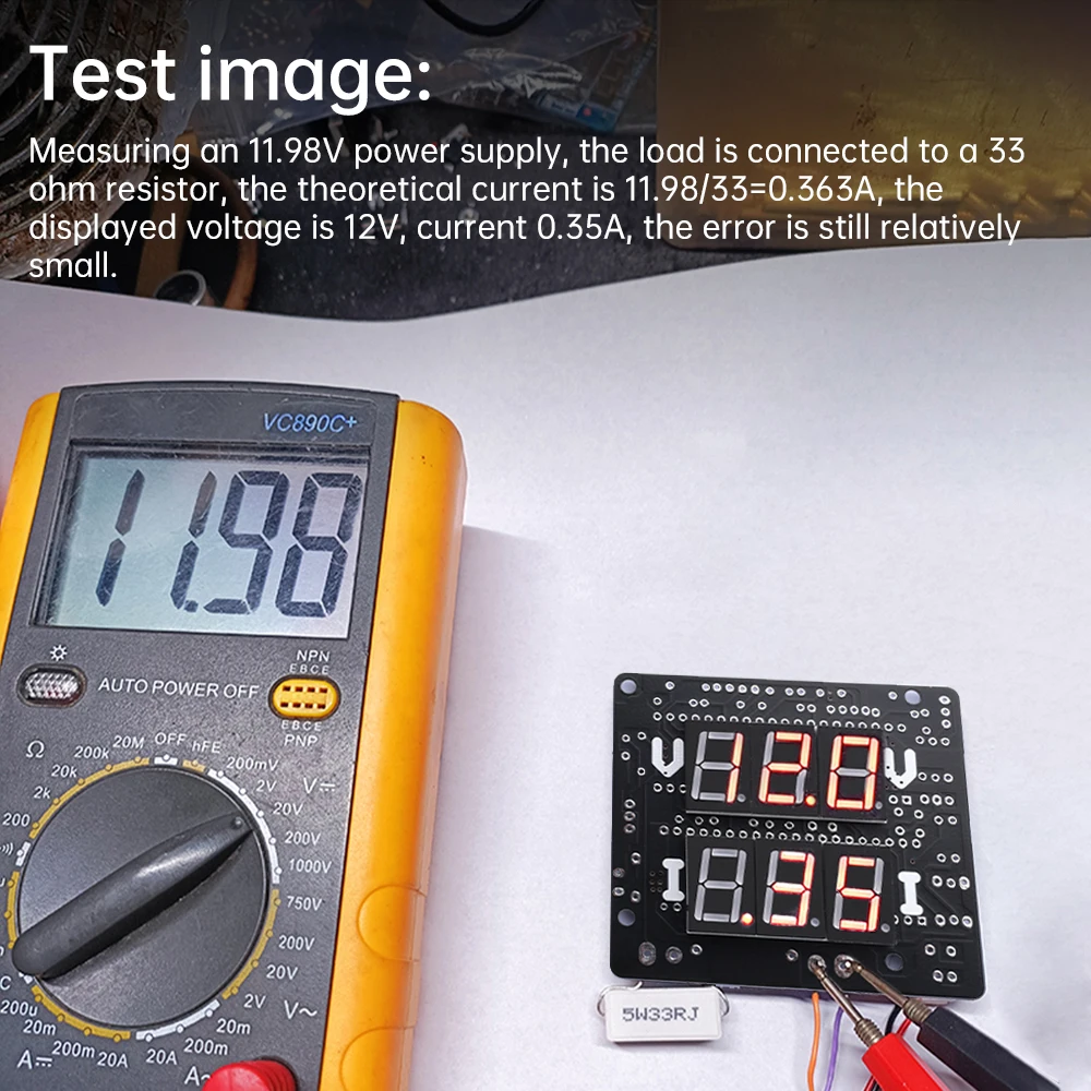 ICL7107 voltmetro Kit fai da te parti DC 5V modulo voltmetro digitale e-learning formazione produzione saldatura parti di esercizio kit fai da te