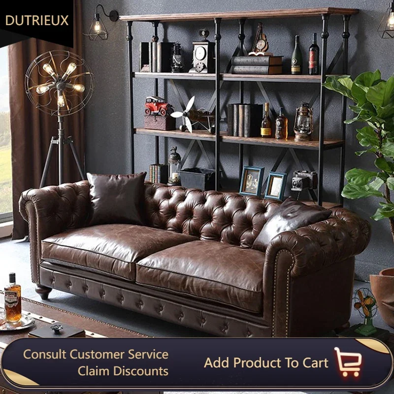 

Waterproof Soft Living Room Sofas Fancy Two Seater Modern Recliner Lazy Sofa Leather Nordic Wood Divani Da Soggiorno Furniture