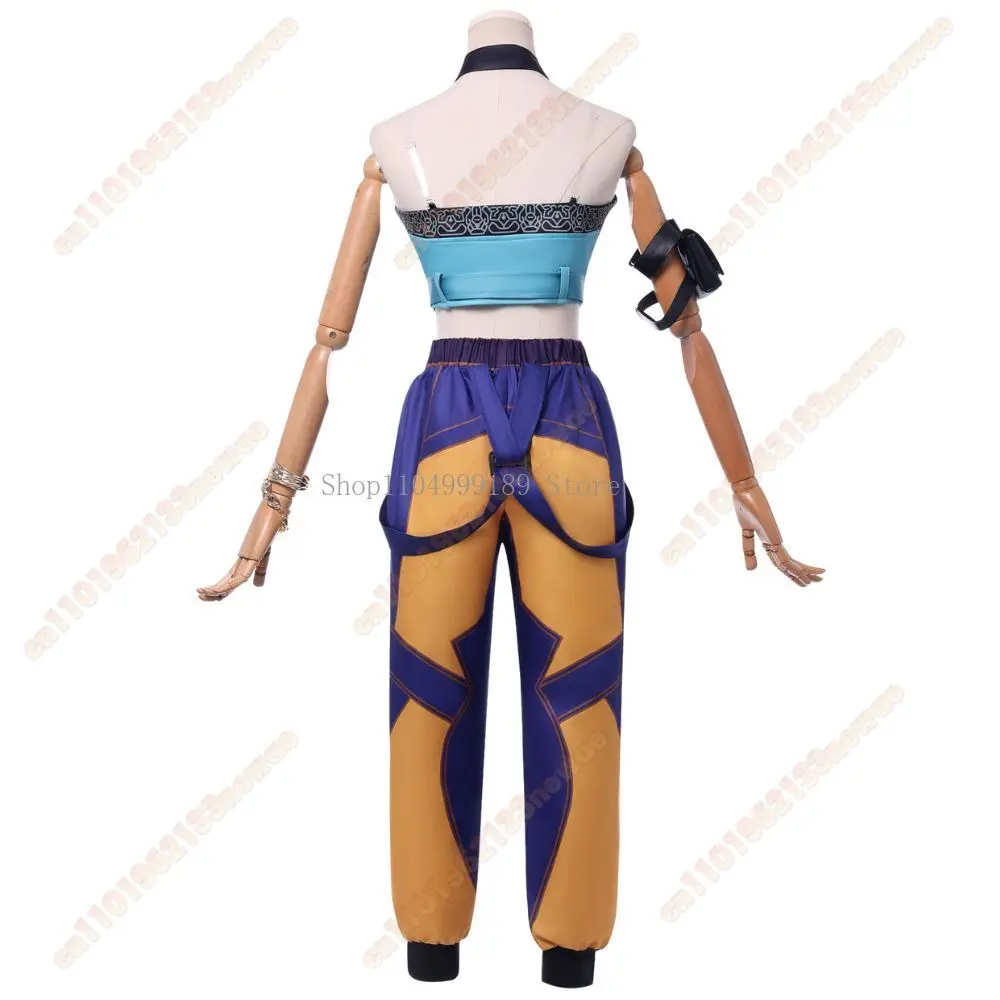 MINISO Kpop Conjunto de disfraz de cosplay de cazadores de demonios para mujer - Película de anime Huntrix Rumi Zoey Mira Uniforme de fiesta de Halloween con pelucas