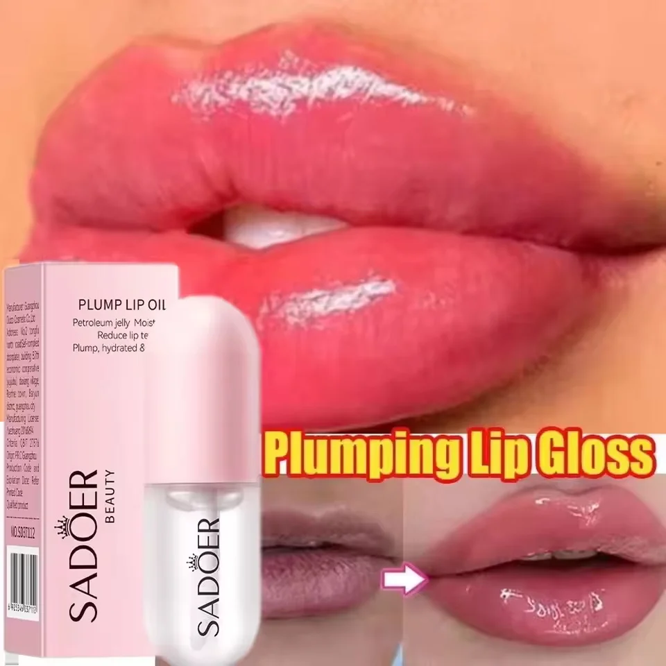 Lip Plumping Essential Oil Instant Sexy Lip Care Nourishing Moisturizing Faded Lines Ultimate Plumping Lip Gloss Serum Cosmetics