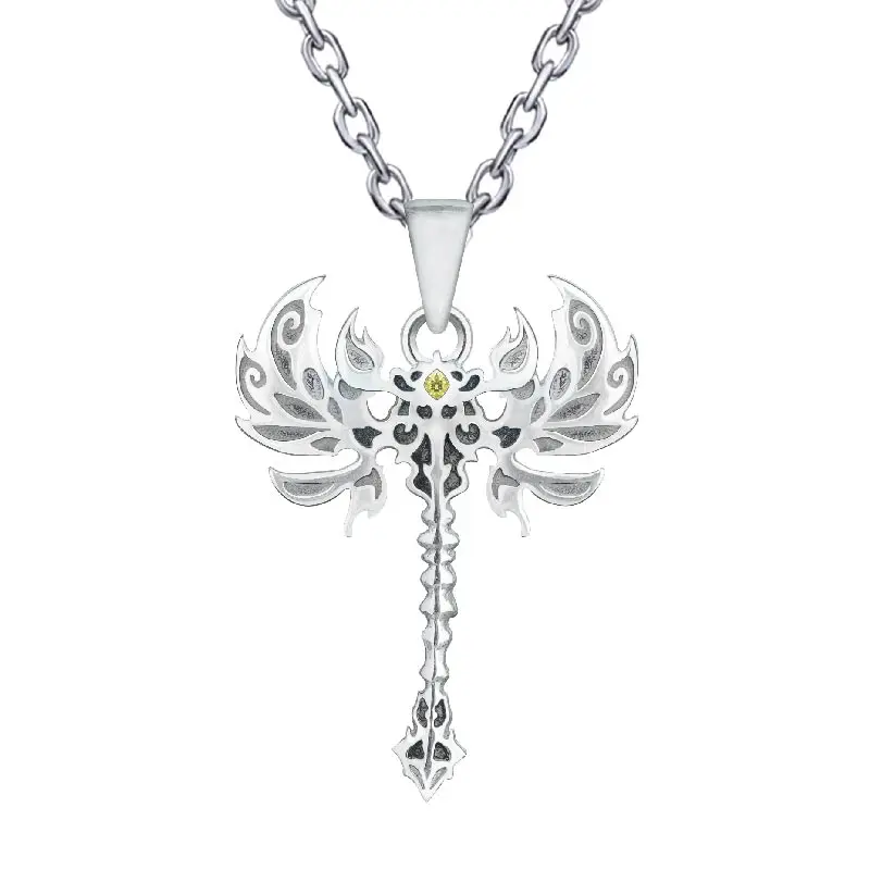 Soul Land Of Warriors 2: The Unrivaled Tang Sect Douluo Dalu الرسوم المتحركة المشتقة الرسمية وانغ دونجر قلادة فضية