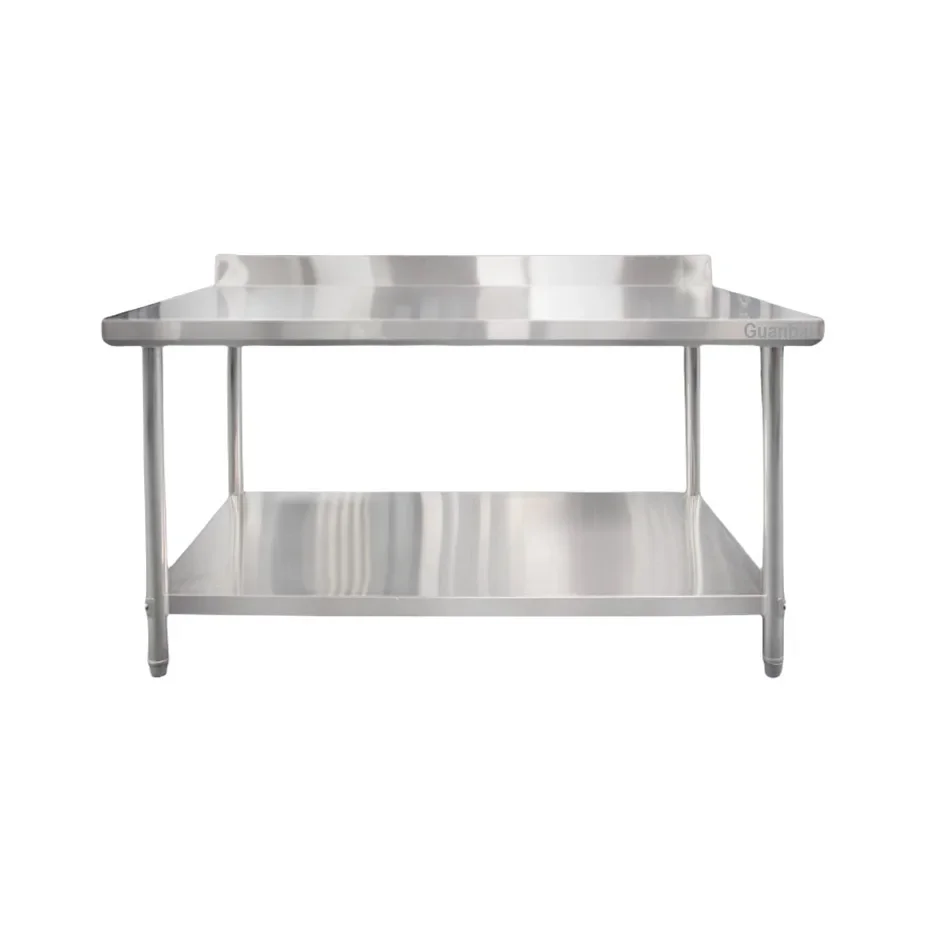 Chinese restaurant supplies, second-hand stainless steel workbench, kitchen equipment, three-layer