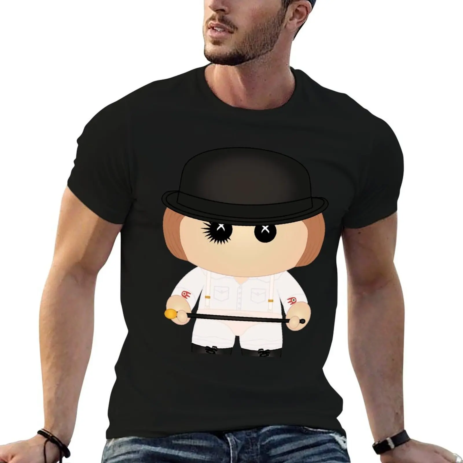 

ALEX. CLOCKWORK ORANGE T-Shirt t shirt custom print cotton t shirts man 100% funny t shirts dark humor T-Shirt