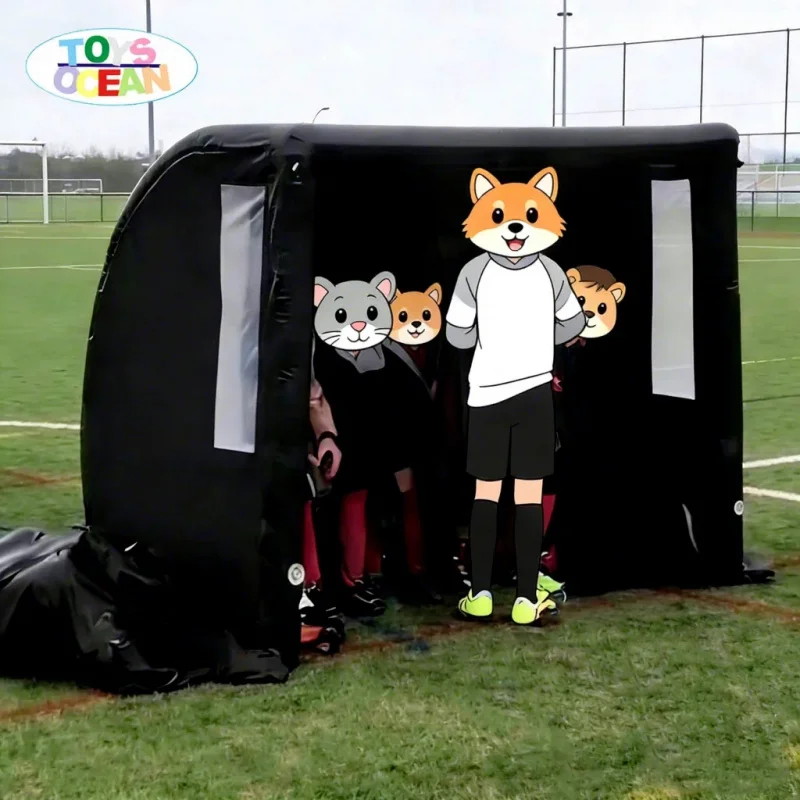 Portable Inflatable Event Temporary Medical Point Tent Football Referee Temporary Workstation, Coach Tactical Command Tent