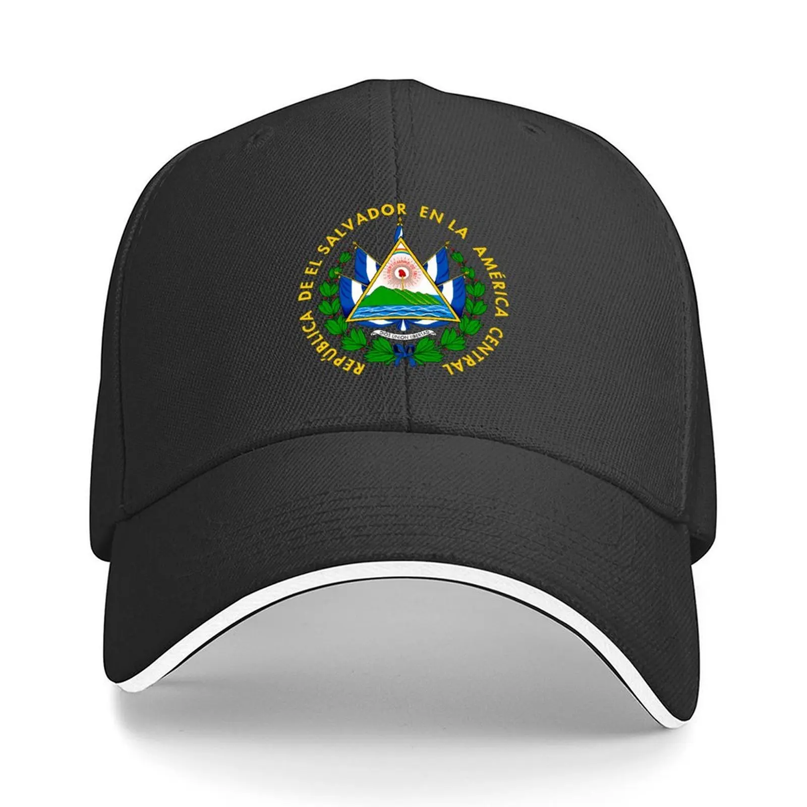 

El Salvador coat of arms Baseball Cap party Hat luxury caps golf hat genuine Custom Cap Men Luxury Brand Women's