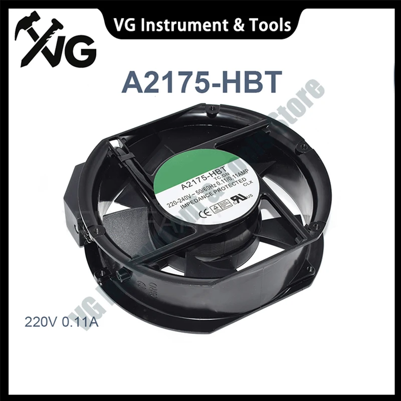 For SUNON A2175-HBT TC.GN A2175-HBL 220-240V 0.11AMP 1751 172*150*51mm Equipment Cabinet Cooling Fan Well Tested