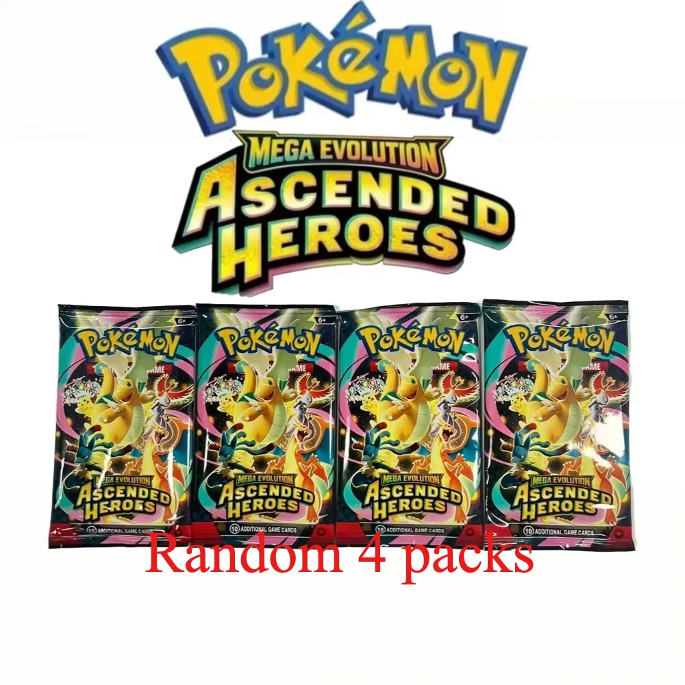 360 Stück Pokemon-Karten Scarlet & Violet Prismatic Evolutions Pokemon MEGA EVOLUTION CHAOS RISINC Ultra Prism Booster Kampfkarten