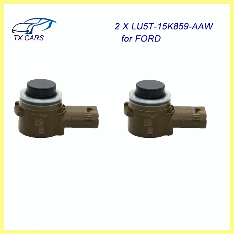 Sensor de estacionamento para Ford, LU5T-15K859AAW PDC, 2 pcs