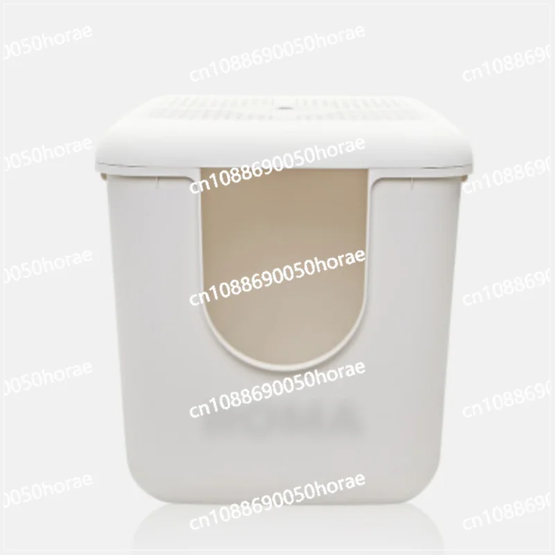 Pet Cat Large Fully Enclosed Toilet with Lid Cat Litter Box