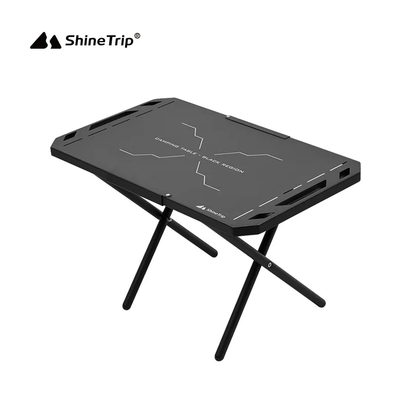 

Multifunctional Portable Tactical Table Outdoor Foldable Camp Aluminum Alloy Bracket Laser Blackening Board Tour Strong Bearing