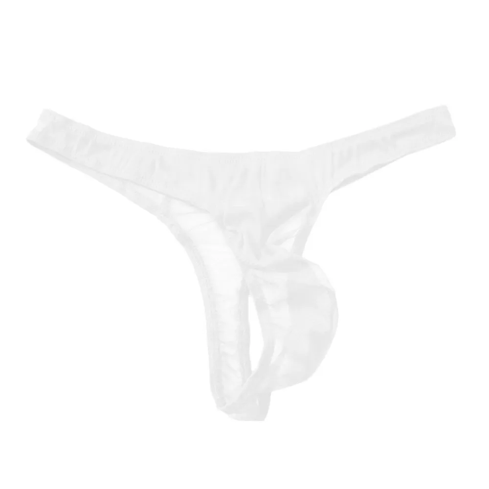 Respirável Veja Através De Roupa Interior para Homens, Cuecas De Malha Pura, Cuecas De Thong Em Perspectiva, Calcinha Bulge Pouch, Knicker De Cintura Baixa