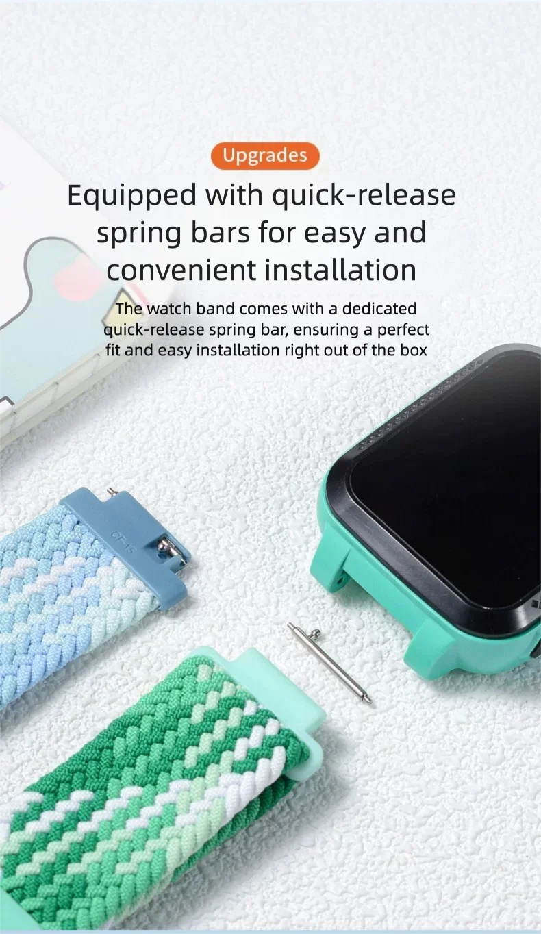 Magnetisches Elastisches 15mm Uhrenarmband für Kinder-Smartwatches 17mm Universell Passend für Kids Xiaomi & Mitu R Smartwatches – Detail 6