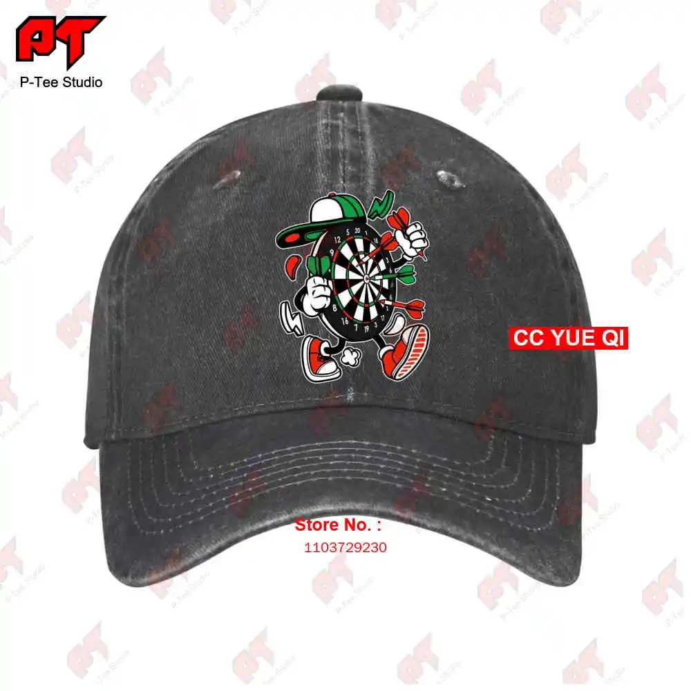 

Darts Funny Cartoon Great Gift Sports Fans Baseball Caps Truck Cap PT0A