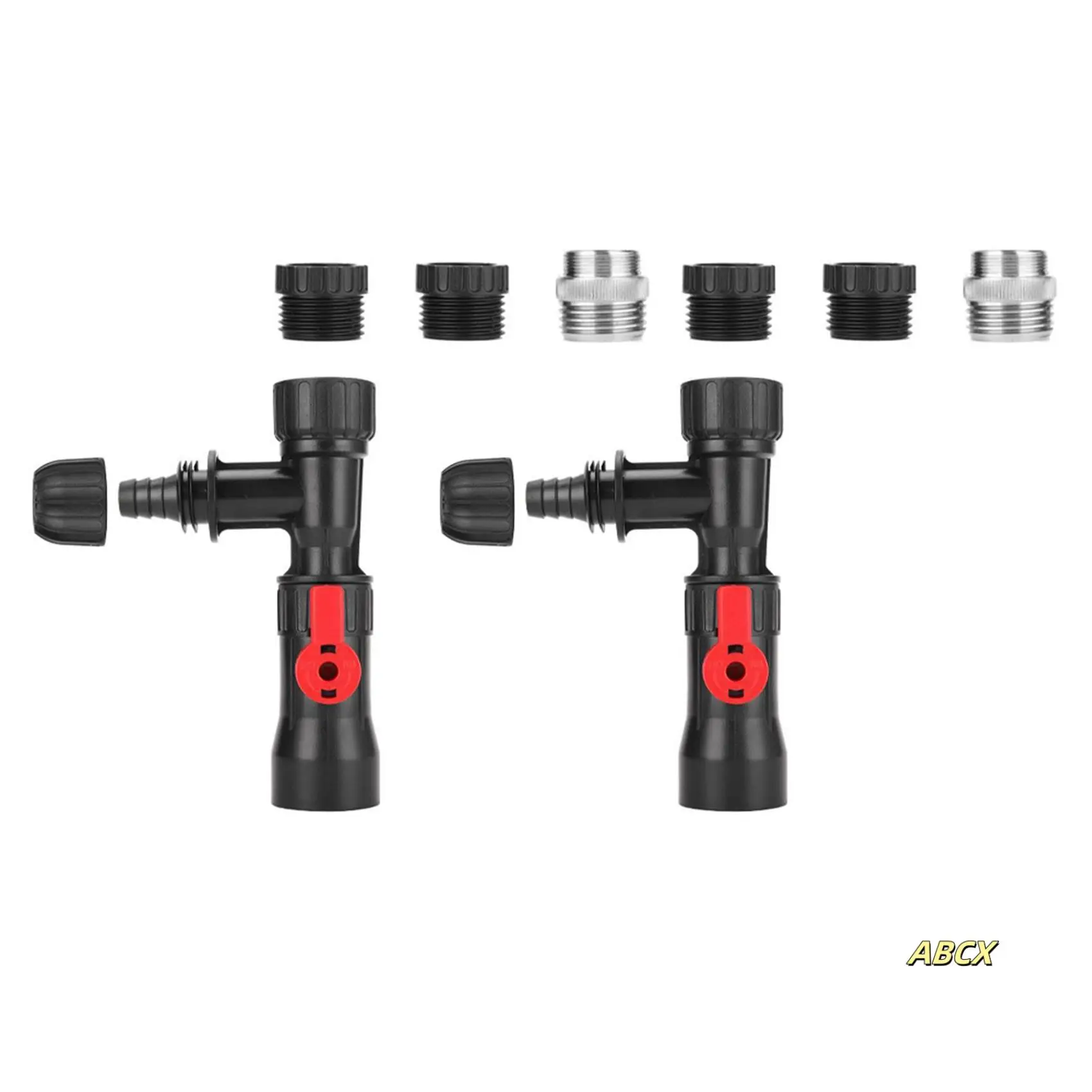 

2X Fish Tank Plastic Water Changer Pump Faucet Type Water Changer Fish Tank Cleaning Plastic