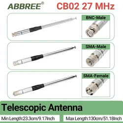 Antena telescópica portátil CB ABBREE 27MHz para Baofeng UV-K5