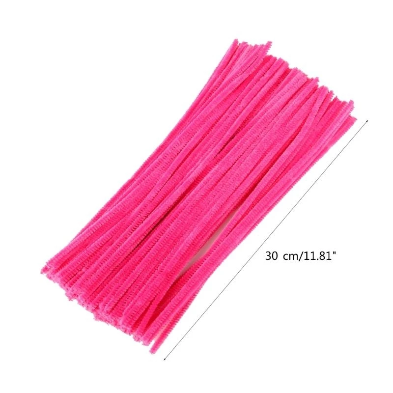 5asd Colorful Chenille Stem Pipe Twisted Rod Toy Handmade Hair Clip DIY Material