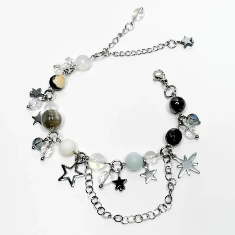 Y2K Boutique fashion Midnight beaded bracelet