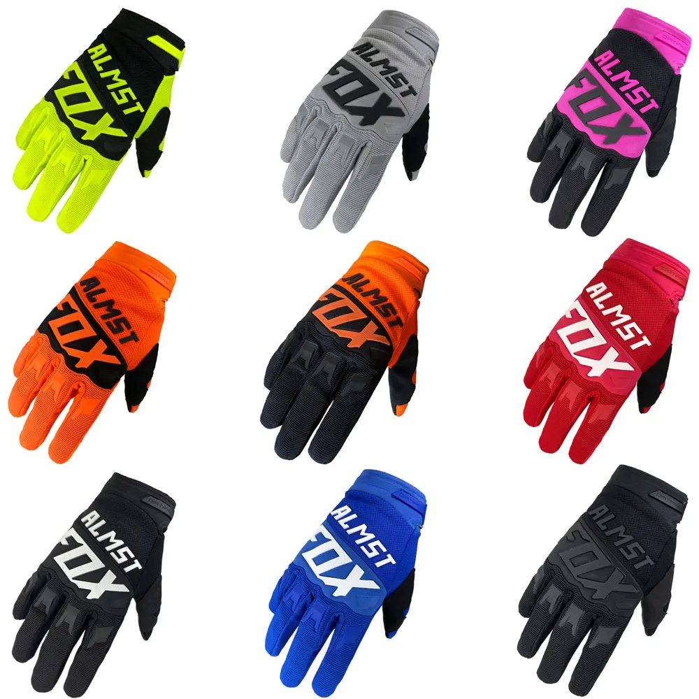 Almst Fox Adult Motocross Gloves MTB Racing Bike Gloves BMX ATV Downhill Race Off-Road Mountain Bicycle Cycling Guantes Unisex