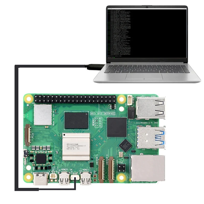 Terminal de Cable TTL para Raspberry Pi 5 USB a Serial UART, Cable de pantalla de serie PI5, Cable de depuración, fácil de instalar