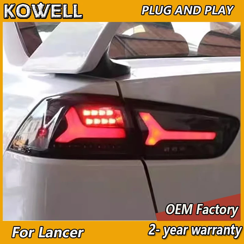 

Car Styling for Mitsubishi Lancer Taillight 2009-2016 Lancer EX Tail Lights Rear DRL Fog Brake Turn Signal Reversing