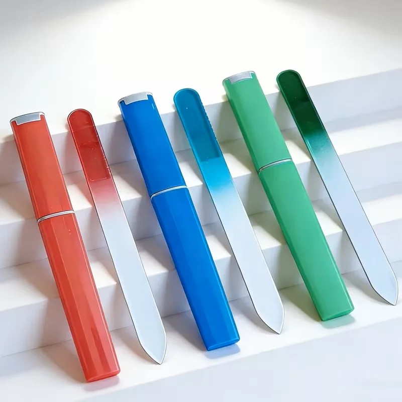 

1pcs Glass Sets Nail File, Nail File Glass with Case, Glass File for Nails, Nail Files Natural Nails, Precision Files DIY Nails