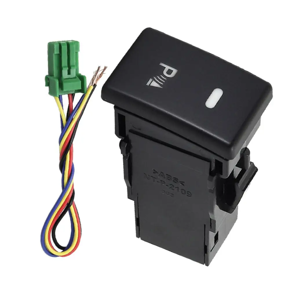 

Датчик парковки, кнопочный переключатель со светодиодным фоновым индикатором и проводом, 12 В, подходит для Holden Colorado Isuzu MU-X D-MAX V-Cross