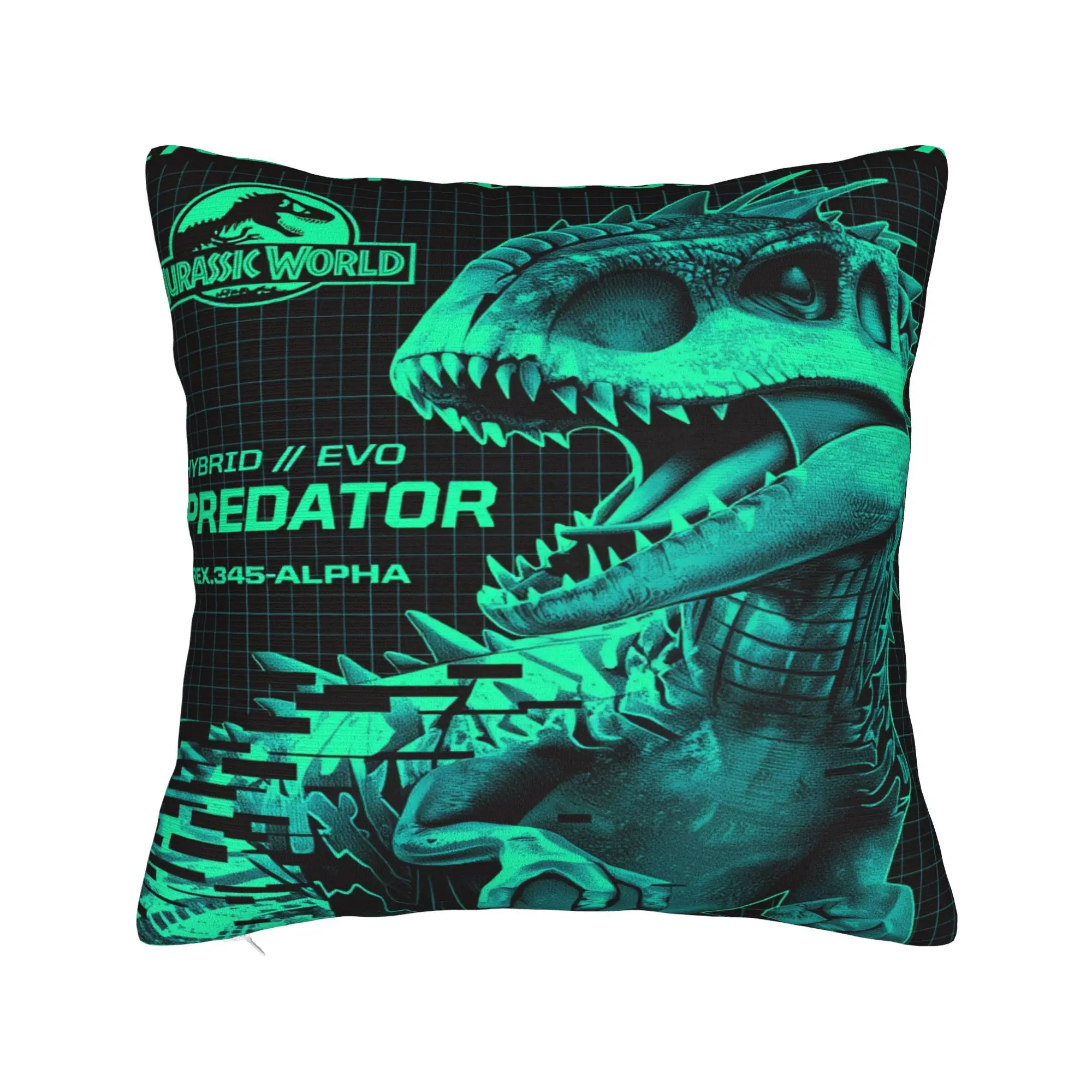 Jurassic World Aquatic Dinosaur Pillow Case  Soft Pillow Cover Cute Funny Cushion Cover For Chair Sofa Home Decor