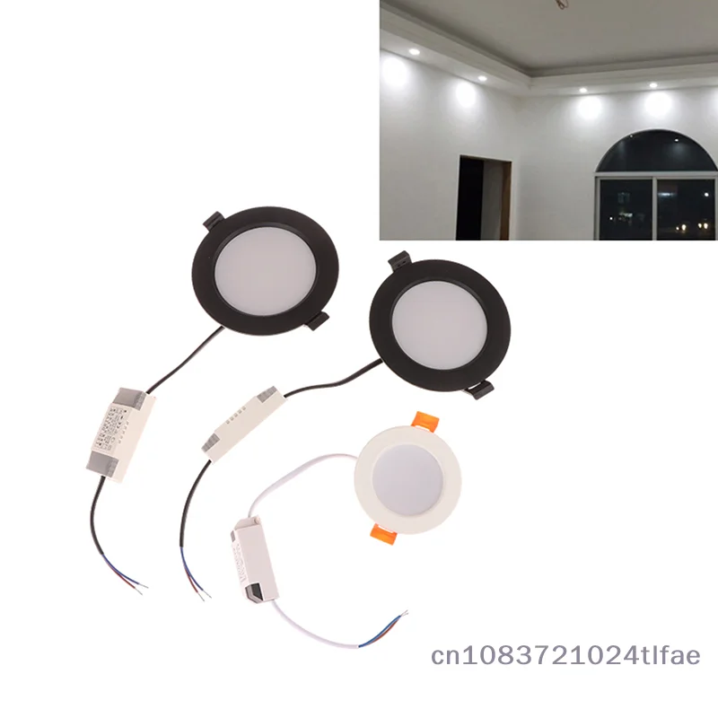 

1 Pc Recessed LED Spotlight Downlight AC 110V-265V Ceiling Lamp White Light Supermarket 5W7W9W12W18W Lighting