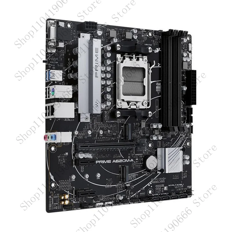

QQ For ASUS PRIME A620M-A Motherboard AMD A620 DDR5 Support Ryzen 7000 Series CPU.