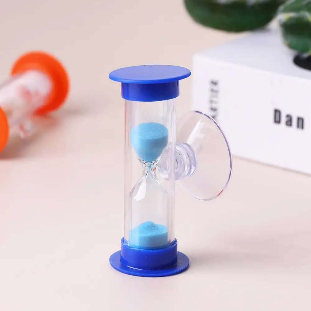 Sablier portable rotatif en verre pour le broCumbria des dents des enfants, minuterie de douche ouverte, horloge de sable, entonnoir, ornement de bureau