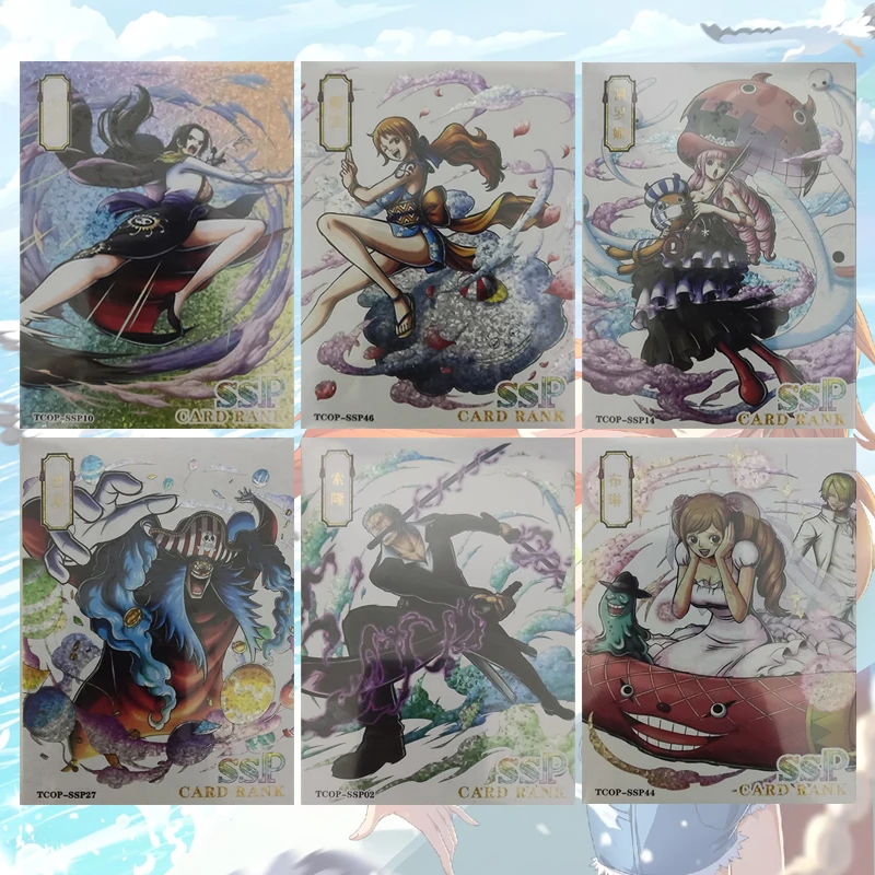 

Anime One Piece SSP Cards Nami Boa Hancock Perona Roronoa Zoro Sanji Collectible Cards Christmas Birthday Gifts Children's Toys