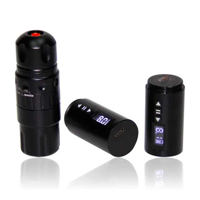 

Беспроводная перезаряжаемая ручка-машинка для татуировок с аккумулятором высокой емкости 1800 мАч