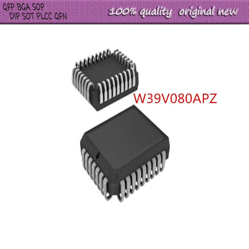 

NEW 2PCS/LOT W39V080APZ W39V080 PLCC-32