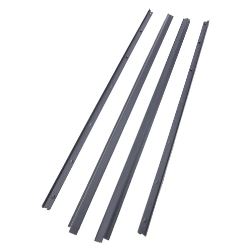 Sellos de vidrio para ventana de Nissan Navara D21, burlete de goma para interior y exterior, 4 piezas, 1986-1997