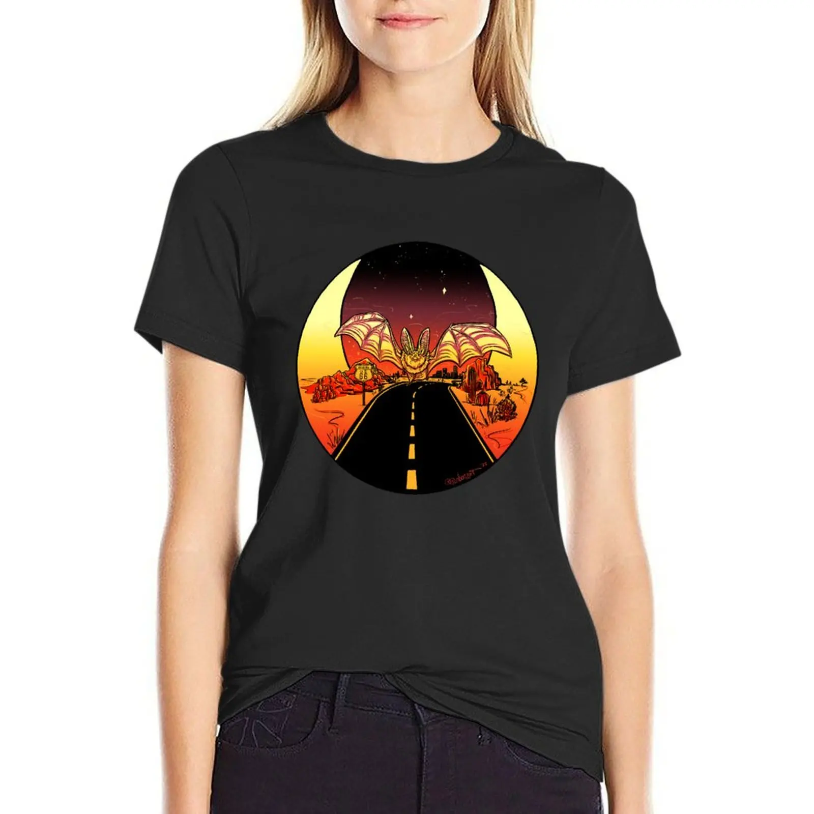 Desert Dweller T-Shirt plus size tops Blouse graphics lady clothes western t-shirt dress for Women