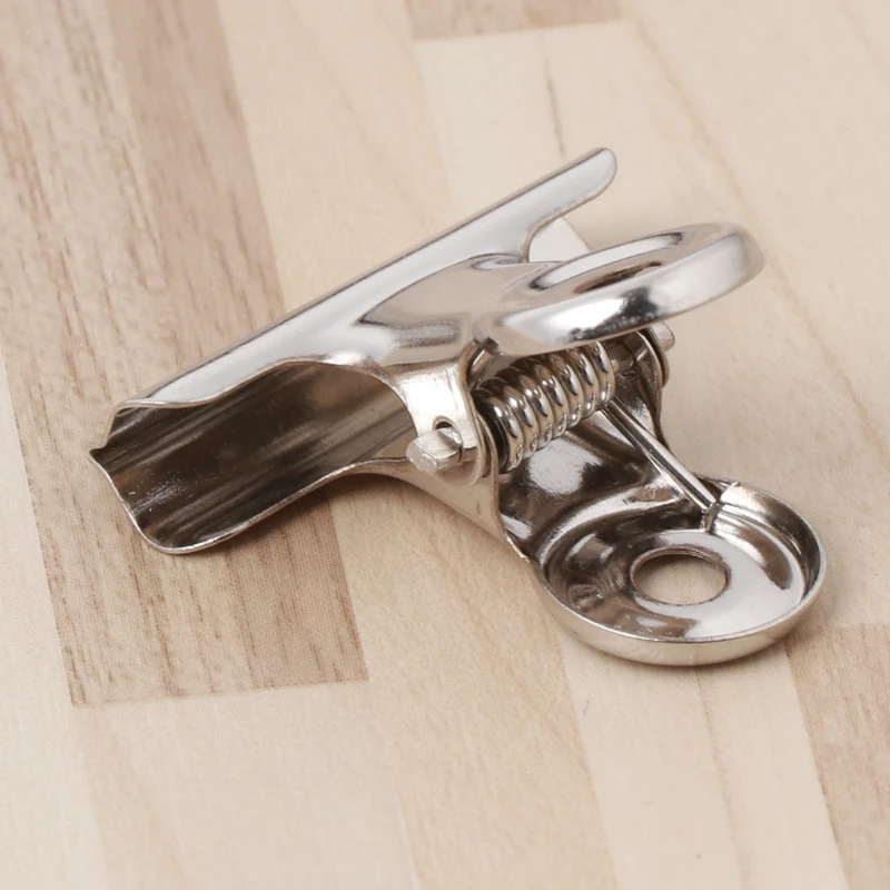 10 pezzi in metallo Grip Clip Sigillante per alimenti Morsetto per sacchetti Documenti cartacei Raccoglitore