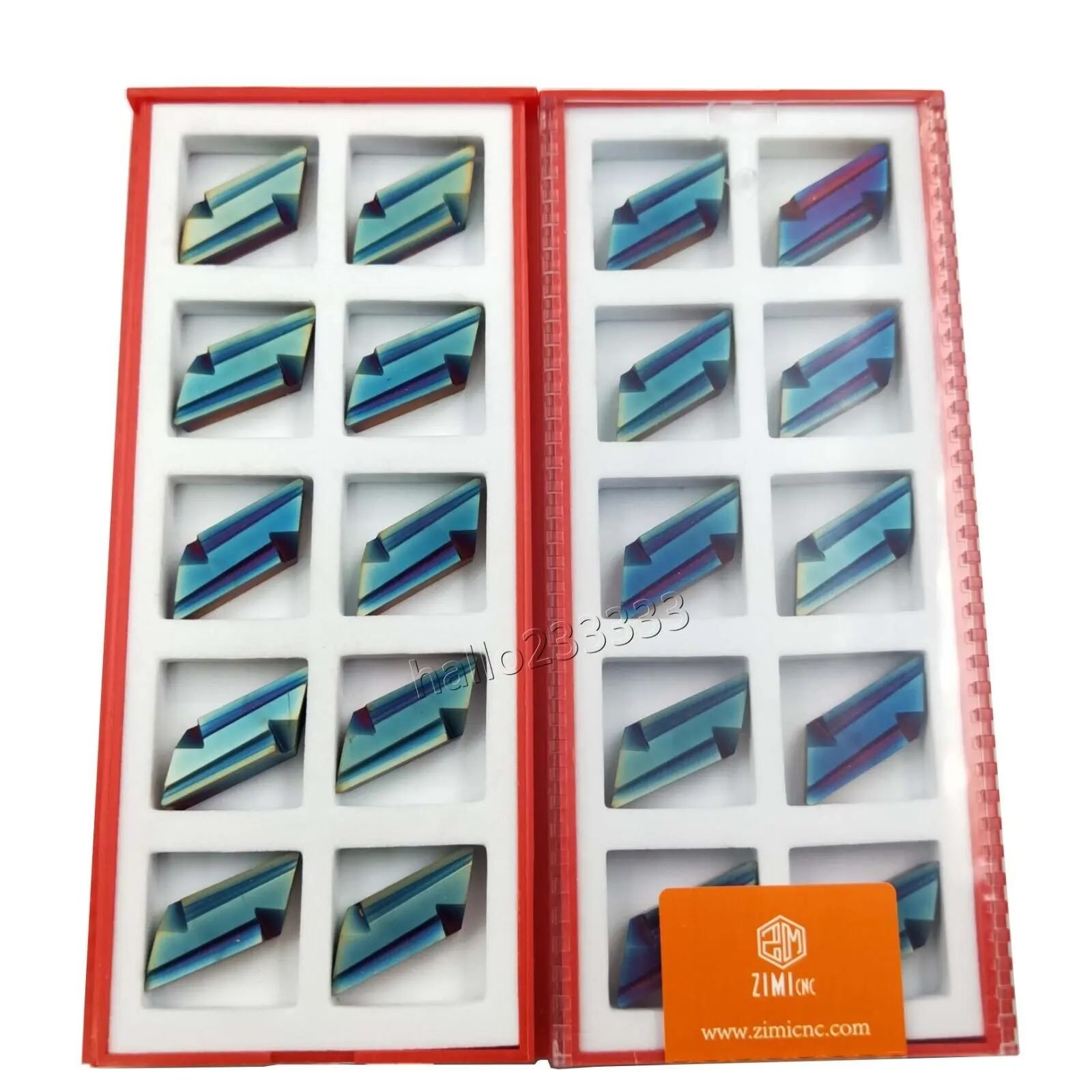 10PCS Nano blue KNUX 160405R ZM1135 KNUX160405R ZM1135 CNC carbide milling inserts Internal Turning tool For for DKJNR/ L holder view 4
