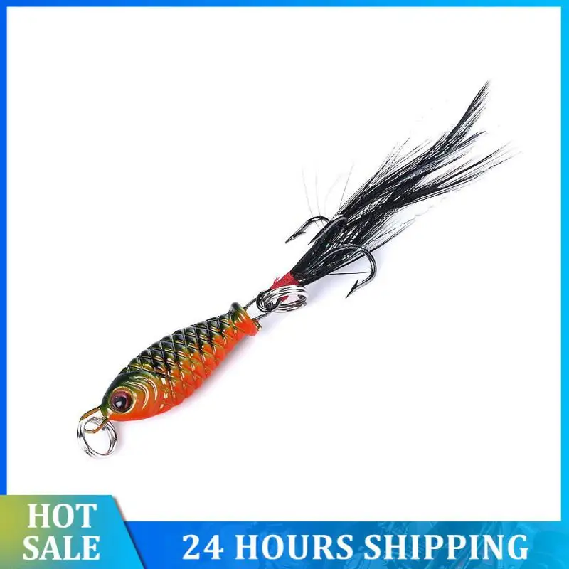 5PCS  Fishing Spinner Lure Swimbait 2.5cm 4g Artificial Bait With Sharp Treble Hooks Fishing Spoon Spinner Pesca Fishing Tackle