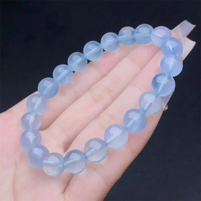

9MM Natural Amazonite Bracelet Fashion Reiki Gemstone Round Beads Bracelets Jewelry Couple Gift 1PCS