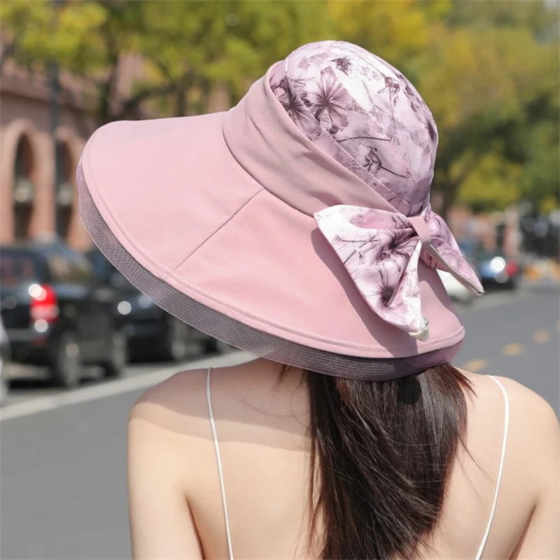 Summer Fisherman\'s Hat Which Can Be Folded Large Brim Flower Sunshade Hat With Sun And UV Protection And Fashionable Beach Sun