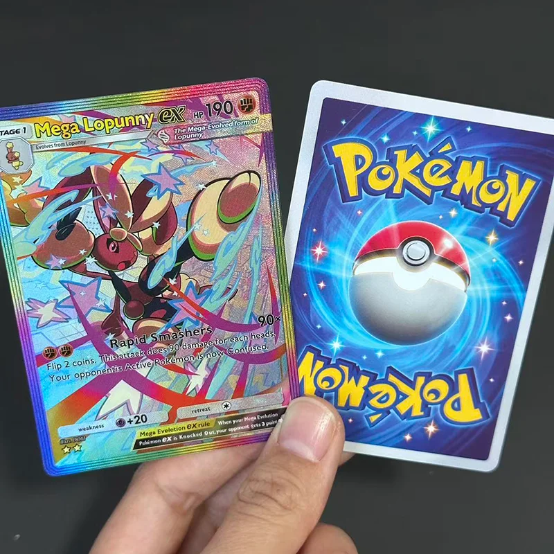 

Коллекционная игровая карта PTCG: DIY1997 Pokemon English Corocoro Comics Promo Mega Lopunny ex Venusaur Blastoise Serena Glossy