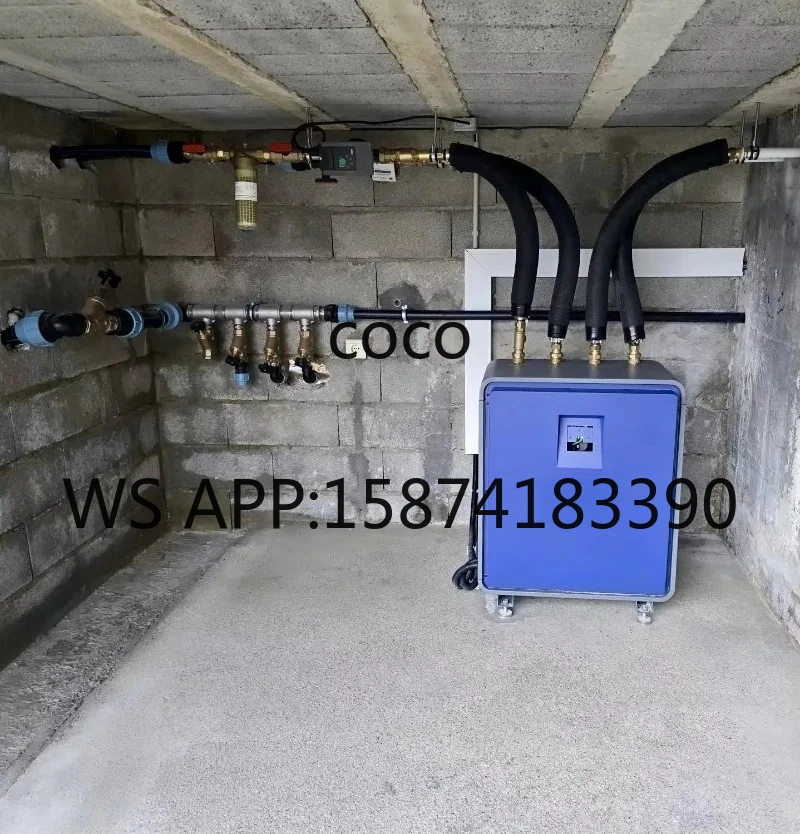 Low Noise 10kw 13kw Geothermal Heat Pump, R32 R290 Ground Water Source Inverter 380V