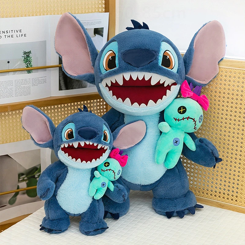 

Disney Kawaii Stitch Plush Toy Stich Stuffed Doll Cute Soft Pillow Animal for Kids Birthday Xmas Gift Plushie Pillow Wholesale