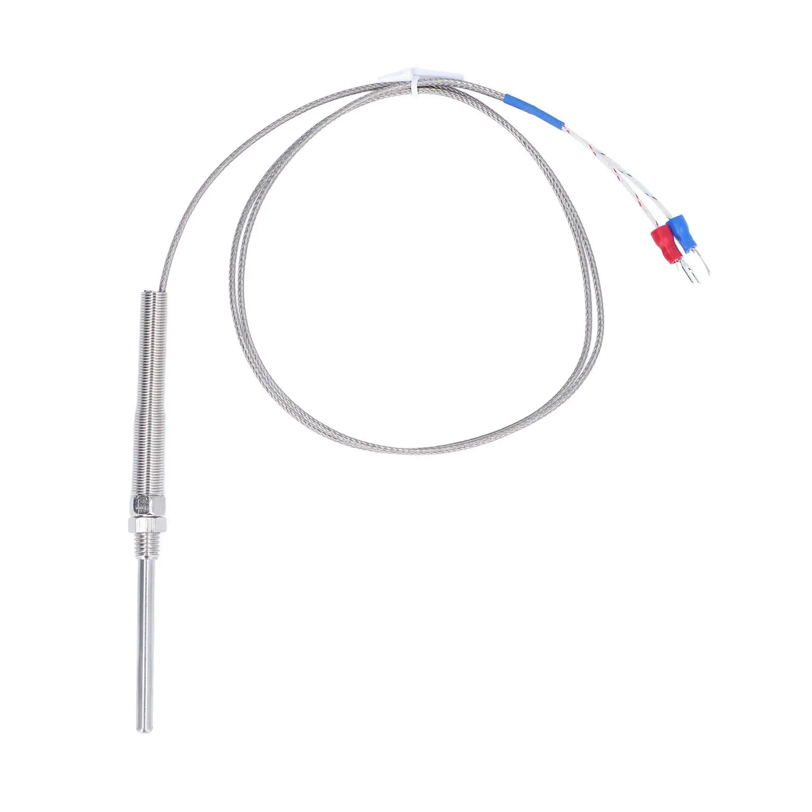 K Type Thermocouple Temperature Sensor 0-400℃ with 50mm Probe and 1m Wire for Temperature Controller