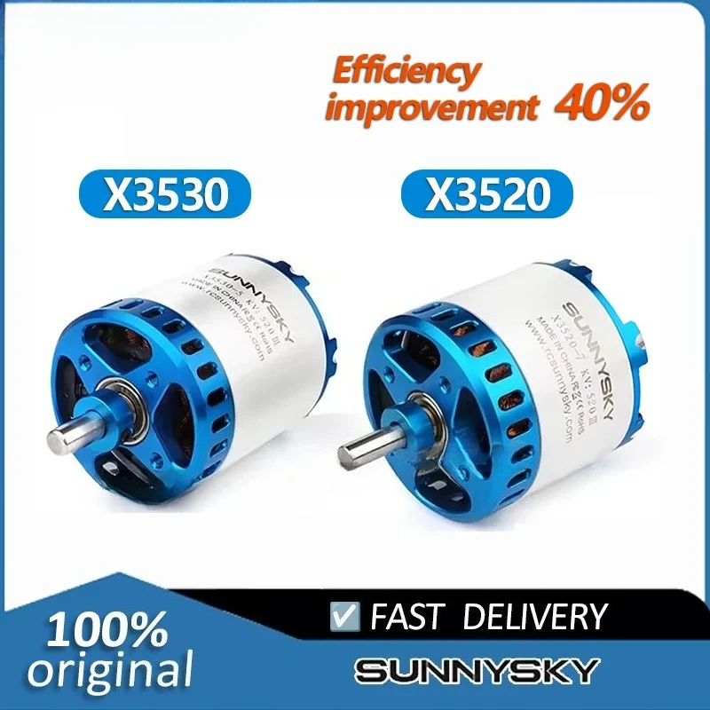 SUNNYSKY X3520-III X3530-III KV495 KV560 780KV KV445 KV520 KV860 Brushless Motor for RC Quadcopter Airplanes Fixed Wing Plane