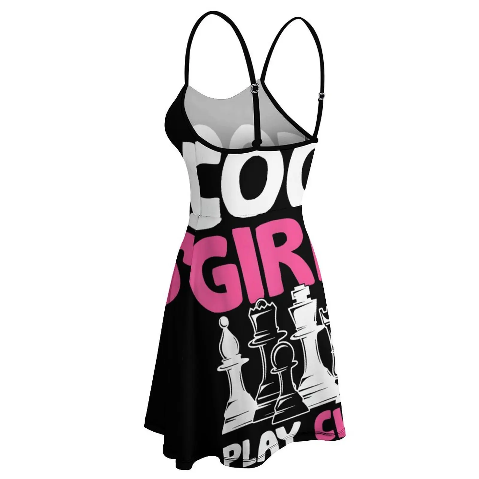 بارد الفتيات لعب الشطرنج المرأة حبال اللباس حار بيع مثير الملابس النسائية مضحك خمر الأطراف Strappy اللباس #4