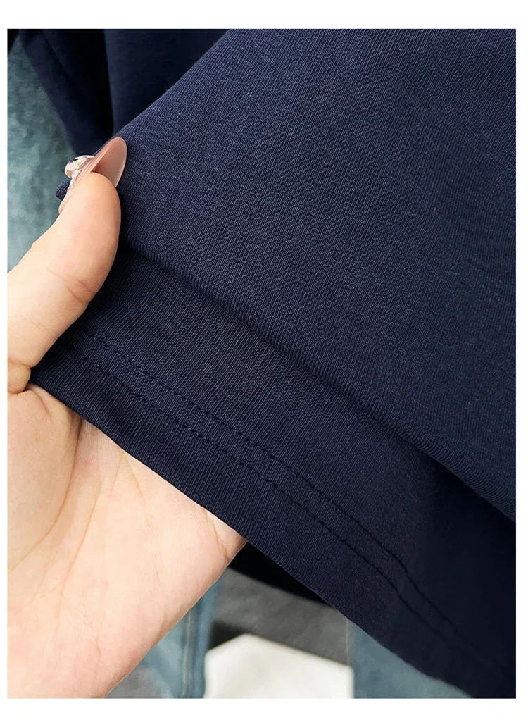 2026 Sommer Neue Hochwertige Lässige T-Shirts Sexy Kurzarm Modischer Trend Einfarbige Damenkleidung Y2k Tops – Detail 8